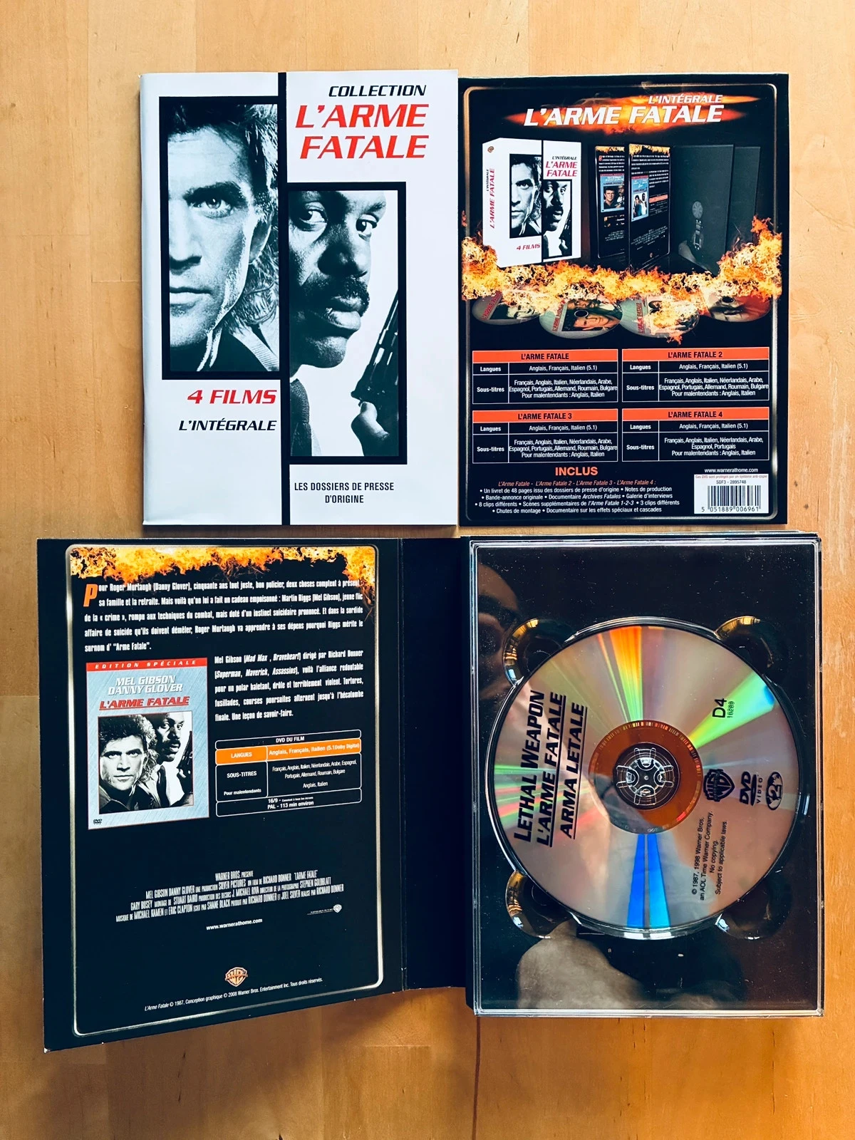 Coffret DVD quadrilogie L’arme fatale. – photo 2